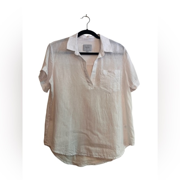 RAILS White Savannah Linen Blouse - Picture 3 of 9